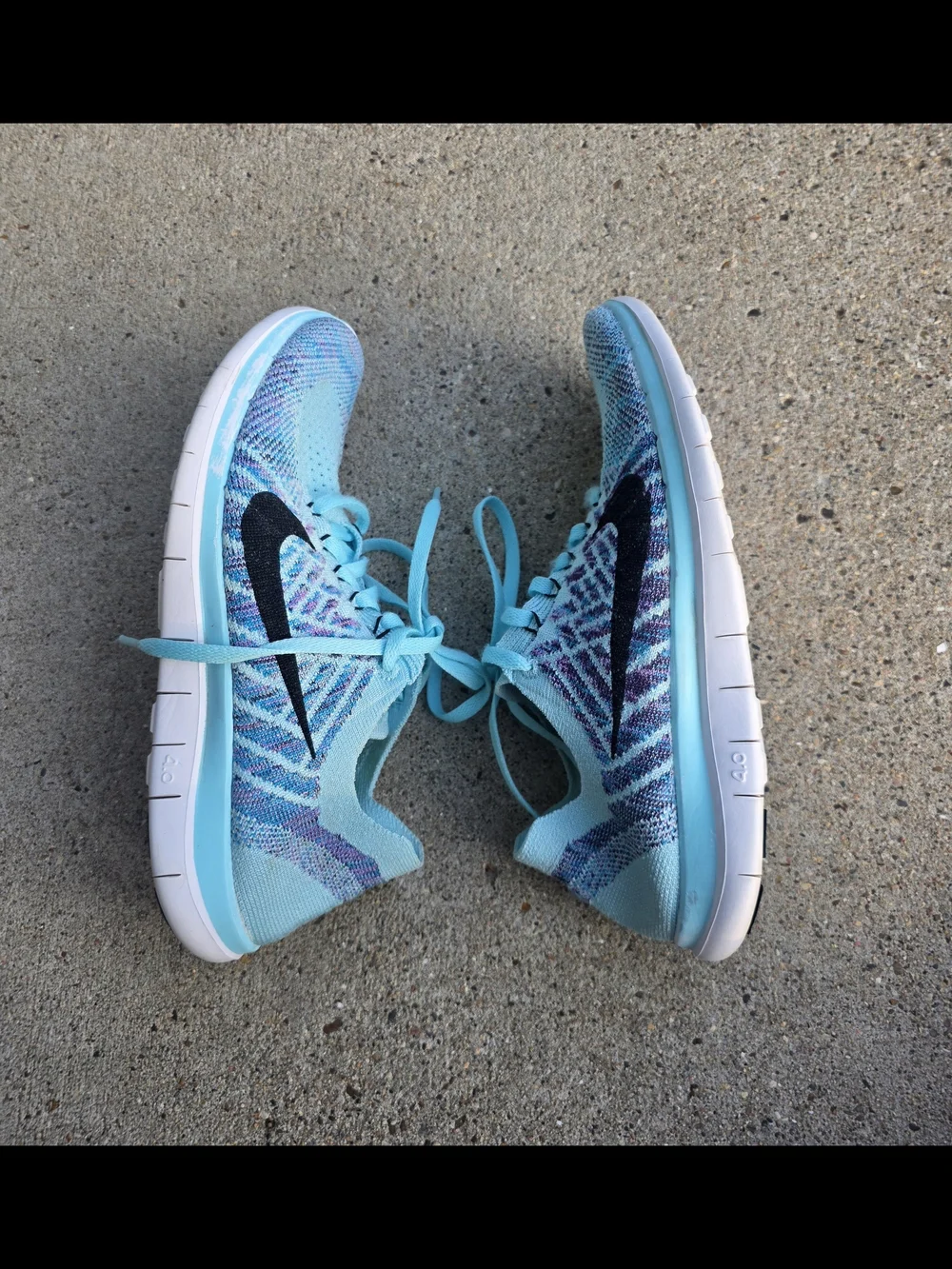 Nike Women's Free 4.0 Flyknit  Size 7